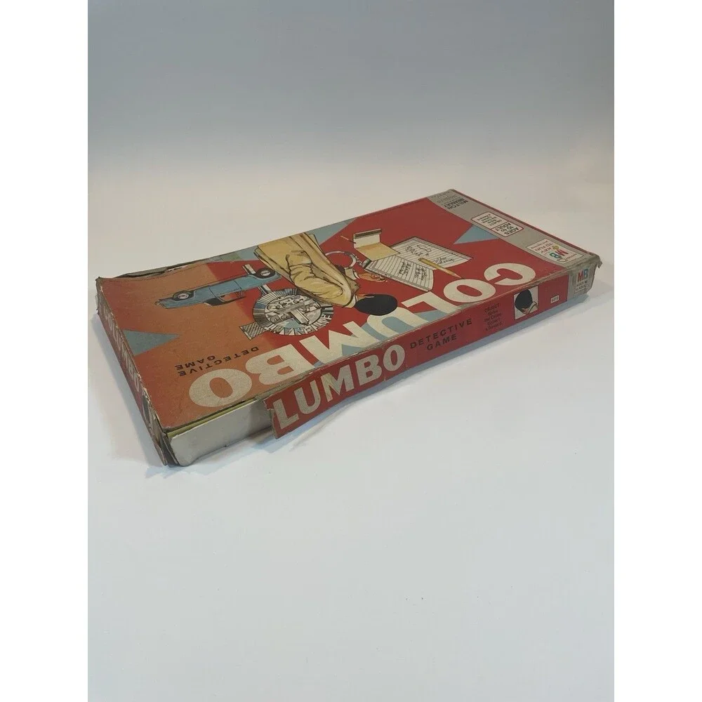 Milton Bradley Board Game Columbo Detective Game Vintage 1974 Complete